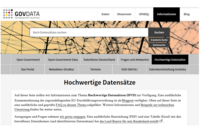 Abb. 1: GovData – Hochwertige Datensätze, (https://www.govdata.de/web/guest/hochwertige-datensaetze, 20.02.2024)