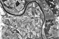 Historisches Luftbild aus dem Jahr 1945 © LVermGeo Historisches Luftbild aus dem Jahr 1945