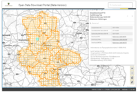Abb. 1: Startseite Open Data Download Portal (Beta-Version) für Produkt P10 TOP (https://www.geodatenportal.sachsen-anhalt.de/mapapps/resources/apps/ opendatadownload/index.html?lang=de&l=p10_top, 20.07.2026)