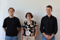 Von links nach rechts: Herr Falke, Frau Jäger-Bredenfeld, Herr Henschel