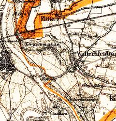 Karte des Deutschen Reiches 1:100 000 Kreiskarte mehrfarbig © LVermGeo