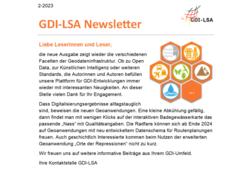 GDI-LSA Newsletter 2/2023 News
