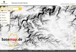 kombinierte Schummerung (basemap.de Web Raster Combshade)