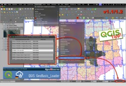 Abb. 1: QGIS-Plugin „GeoBasis_Loader“ v1.2 mit der Projektionserweiterung © #geoObserver [27.02.2025]