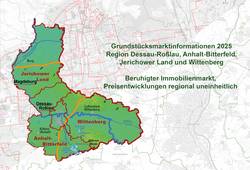 Grundstücksmarktinformationen 2025 – Region Dessau-Roßlau, Anhalt-Bitterfeld, Jerichower Land und Wittenberg