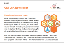 GDI-LSA Newsletter 2-2025 © LVerrmGeo ST GDI-LSA Newsletter 2-2025
