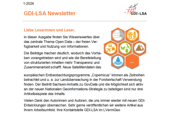 GDI-LSA Newsletter 1/2025