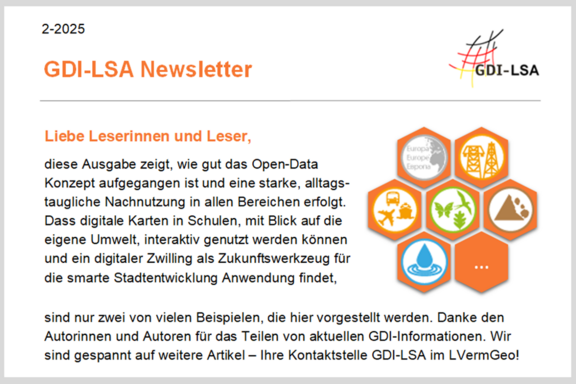 GDI-LSA Newsletter 2-2025 © LVerrmGeo ST GDI-LSA Newsletter 2-2025