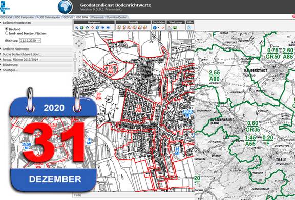 Bodenrichtwerte Stichtag 31.12.2020