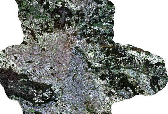Sentinel-2 Daten als 9-Kanalbild in 20m Auflösung 