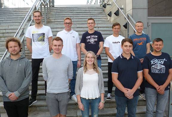 Ausbildungsjahrgang 2021 im LVermGeo