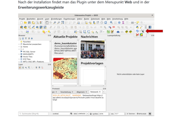 Abb. 2: Dokumentation mit Beispielvideos im gitHub (https://github.com/mrmap-community/gprlp_metadata_search, 22.01.2024) © Birgit Kohlenbach Abb. 2: Dokumentation mit Beispielvideos im gitHub (https://github.com/mrmap-community/gprlp_metadata_search, 22.01.2024)