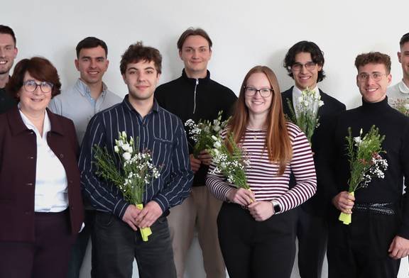 Feierlicher Empfang der Bachelorabsolventen des dualen Studiums „Vermessung und Geoinformatik" im LVermGeo