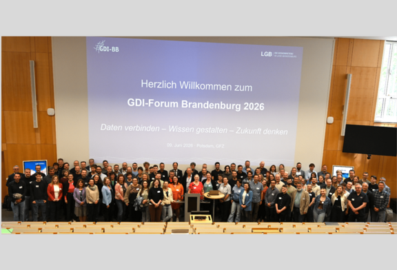 Abb. 1: GDI-Forum Brandenburg 2026, © LGB Abb. 1: GDI-Forum Brandenburg 2026, © LGB
